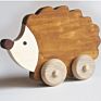 Kids Toddler Pull Toy Wooden Moving Animal Toy