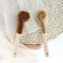 Kitchen Accessories Natural Wood Bamboo Handle Bottle Brush Kitchen Cleaning Vegetable Coco Sisal Dish Brush