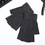 Knitted Fingerless Gloves Men Soft Warm Half Finger Wool Gloves