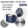 Large 64 Oz Insulated Dog Bowl Stainless Steel Pet Bowls Food Feeder Powder Coat Metal Thermal Bowls for Dog with Logo
