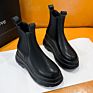 Latest Arrival Model Shoess Woman High Heels Oxford Fur Chelsea Boots Woman