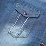 Latest Design Casual Blue Color Denim Men's Wear Denim Shirt with Full Sleeves at Competitive Price