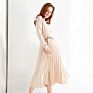 Latest plus Size Long Sleeve Midi Dress Maternity Clothing for Photography