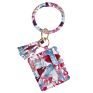 Hot Sale Amazon Leather Key Ring Keychain Wallet Wristlet Bracelet