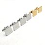 Leather Silver Square Shaped Jewelry Mens Shirt Name Cufflinks Set,Cufflinks Personalized Customized