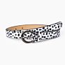 Leopard Pants Waist Belts for Women Faux Animal Print Belts