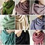 Letter Blanket Thick Warm Scarves Imitated Cashmere Ladies Simple Scarfs For