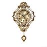 Light Luxury Style Brass Wall Clock for Villa Living Room Decoration Clock European Vintage Hanging Clock