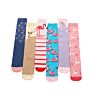 Little Girls Tube Long Cartoon Dress Socks Stripes Flamingo Cotton Kids Knee High Stockings