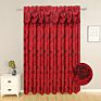 Living Room Ready Made American Style Luxury Hotel Jacquard Valance Curtain Design Home Curtain for Windows