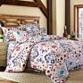 Ljjzh236 Soft Breathable Coverlet Bed Top Dressing Bedding Sets Quilt Duvet Cover Bohemia Pattern Printing Cotton Bedding Set