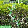 Ljjzh39 Outdoor Yard Garden Light Solar Powered Waterproof Bird Butterfly Hanging Wind Chime Colorful Led Landscape Lawn Lamp