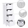 Locker Corner Wood Made in White with Drawers European Style Living Room Cabinet Interior Storage Modern Furniture Color F