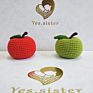 Lovely Promotional Handmade Apple Crochet Festival Decoration Christmas Gift