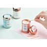 Luxury Empty Aluminum Alloy Tea Storage Metal Can Empty Tin Candle Jar