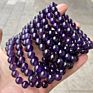 Luxury Feng Shui Rose Quartz Jade Stone Bead Bracelets Simple Men's Natural Gems Stone Healing Crystal Bracelet