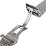 Luxury Milanese Shark Mesh Silver Bracelet Stainless Steel Apple Watch Band Strap