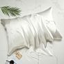 Luxury Private Label Queen Size 16Mm Silk Pillowcase Black 100%Mulberry Silk Pillow Cases