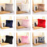 Luxury Soft Faux Fur Throw Pillow Cover Decorative Square Plush Pillow Case Cushion Cover for Couch Sofa Bed, 18X18Inch