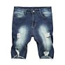 Lw 8841 Jean Shorts Blue Men Designer Stretch Jean Shorts Ripped Mans Jeans Shorts