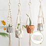 Macrame Kit Natural Macrame Cord Wood Ring Wooden Stick Diy Plant Hangers Macrame Kit