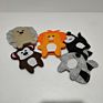 Made Animal Puppet Felt Finger Hand Puppets For