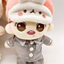 Made Kpop Dolls Korea Toy Christmas Plush Baby Boy White Bear Dolls Stuffed Plush Toys with Clothing