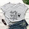 Mama Needs Coffee T-Shirt Funny Tired Mom Tshirt for Women