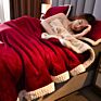 Manufacturers Super Soft Wedding Gift Novelty Flannel Luxe Blankets for King Fleece Blanket with Logo