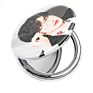 Manufacturers Supply round Double-Sided 70Mm Makeup Mini Mirror with Your Pattern Gift