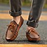 Men Leather Shoes Soft Peas Shoes Men Loafers