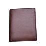 Men Wallets Short Design Male Coin Purse Pocket Brown Leather Wallet Man Aluminium Card Holder