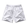 Mens Drawstring Elastic Waist Casual Boys Loose Beach Holiday Shorts Plain Short