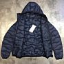 Men's Jacket Hooded Solid Jacket Zipper Windproof Padded Jacket