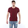Mens Muscle Slim Fit Cotton Blank Gym T Shirt