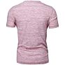 Mens Polyester Tee Short Sleeve Cationic O-Neck T Shirt Polyester Cotton Men's Short Sleeve Solid T Shirt