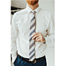 Men's Skinny Tie, Cotton Wool Linen Necktie, Great for Weddings, Groom, Groomsmen, Missions, Dances, Gifts.