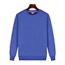 Mens Solid Color plus Size Pullover Sweatshirt Print Crewneck Pullovers for Unisex