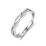 Men's Tide Light Luxury Niche Design Simple Female Personality Index Finger Ring