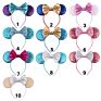 Metallic Rainbow 5" Hair Bows Mouse Ears Hairband for Girls Big Sequins Ears Chic Headband Diy Hair Accessories