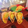 Mexican Food Wave Shape Pp Taco Holder