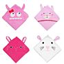 Microfiber Printed Beach Hooded Towel Kids Bath Towel Unicorn Towel
