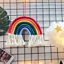 Mixed 14 Colors Ins Home Decor Hand Woven Kids Room Rainbow Hanging Decoration Rainbow Macrame Wall Hangings