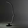 Modern Art Abstract Face Floor Lamp Home Decoration Led Dimmable Rgb Floor Lighting