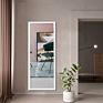 Modern Stainless Mdf Frame Wall Hanging Dressing Mirror Bedroom Dressing Mirror