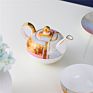 Modern Style Afternoon Tea Set Pot Customize Ceramic Tea Pot Cup Set Bone Teapot Tea for One Set