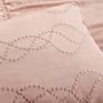Modest Luxury 5Pc Elastic Embroidery Comforter Set with Decorative Pillows Bedding Set