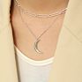 Moon Pendant Silver 925 Jewelry 18K Gold Plated Women Necklace 2021Wholesale
