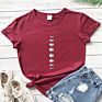 Moon Phases Colored Print T-Shirt Aesthetic Women Hipster Astronomy Tshirt