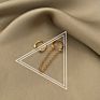 Most Popular Simple Chain Hollow Ear Cuff Jewelry Clip Gold Plated Chain Earrings